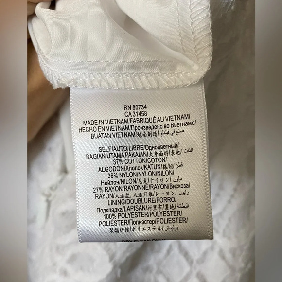 NWT BCBGeneration White Lace Midi Dress Size 2 - Picture 12 of 12